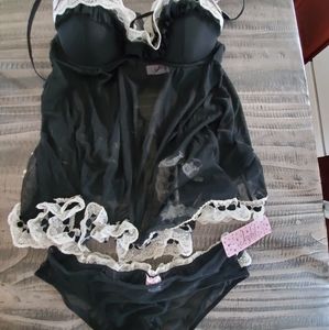 Lacy Black Lingerie set